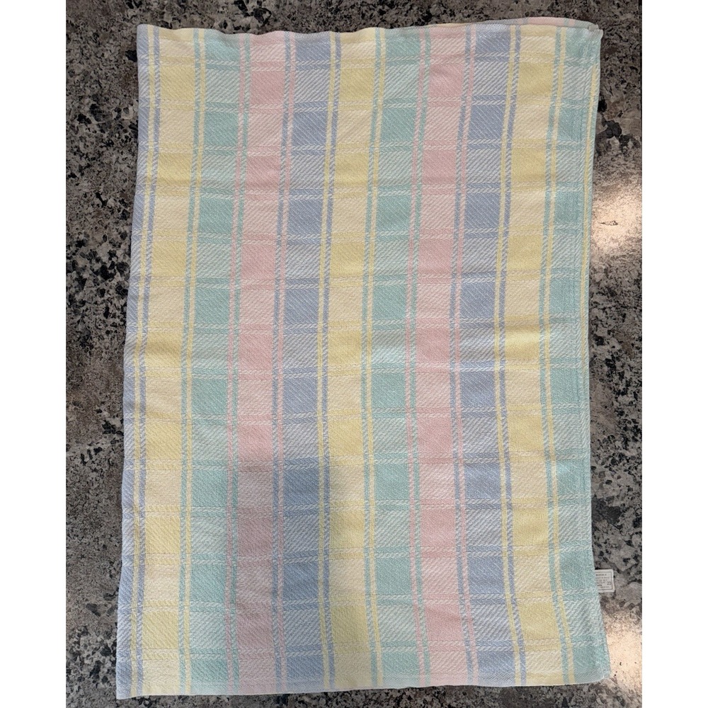 Beacon Baby Crib Blanket 100% Cotton Thermal Waffle Weave Multicolor